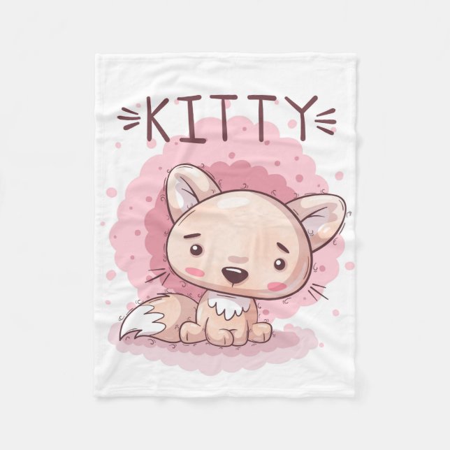 Manta Polar Kitty Fleece Blanket (Anverso)