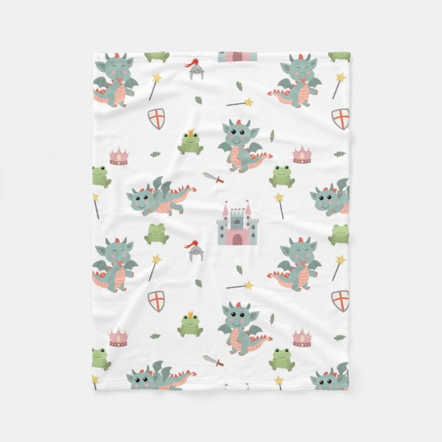 Manta Polar Knights Fairytale Medieval Castle Nursery (Anverso)