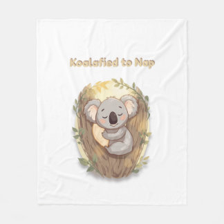 Manta Polar *"Koalafied to Nap – Cute Sleepy Koala T-"**