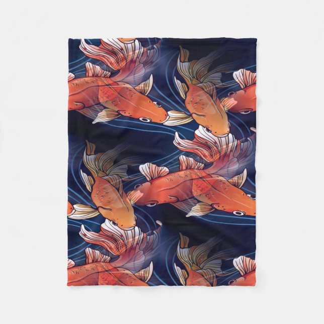 Manta Polar Koi Fish japonés (Anverso)