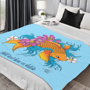 Manta Polar Koi Fish Lotus Cherry Blossoms