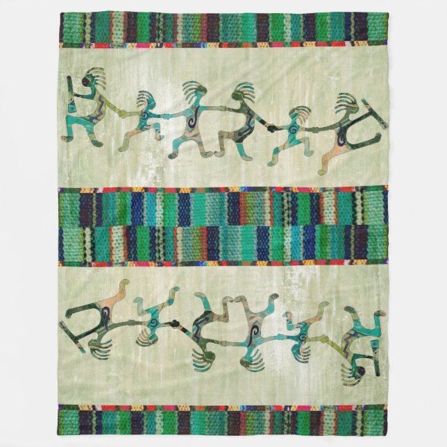 Manta Polar KOKOPELLI, familia divertida y tus ideas (Anverso)