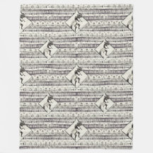 Kokopelli - Patrón nativo americano sin foco 1