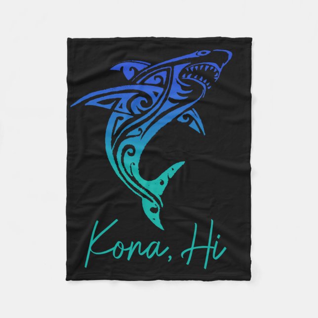 Manta Polar Kona Hawaii Shark Diving Fishing Surfing Surfer Ha (Anverso)