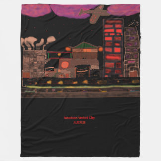 Manta Polar Kowloon Walled City-Fleece Blanket