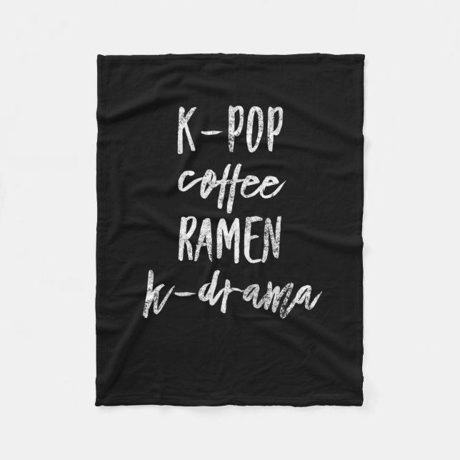Manta Polar Kpop kdrama café ramen (Anverso)