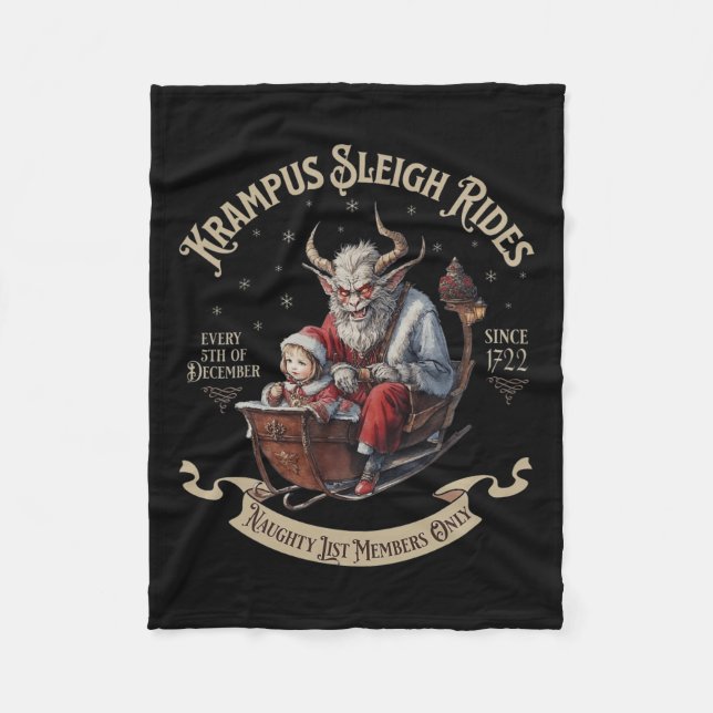 Manta Polar Krampus Sleigh Rides (Anverso)