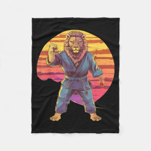 Manta Polar Kung Fu León Puesta del sol MMA Kickboxing Judo Ta