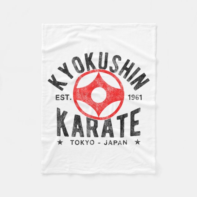 Manta Polar Kyokushin Karate Do Martial Arts Japan Tokyo Vinta (Anverso)