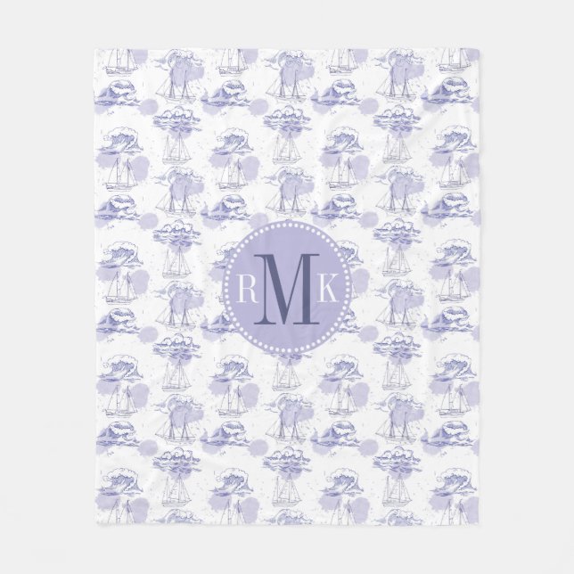 Manta Polar La acuarela agita y envía el modelo (Anverso)