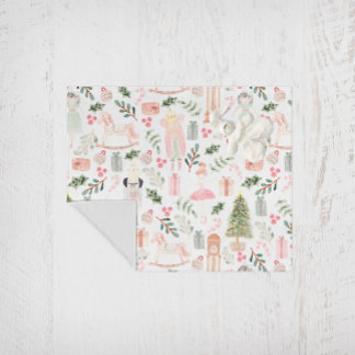 Manta Polar La acuarela de las vacaciones de los nutcracker