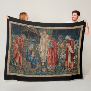 Manta Polar La adoración del Magi (por Edward Burne-Jones)