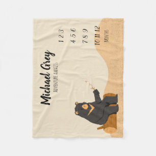 Manta Polar La aventura espera el hito mensual del bebé