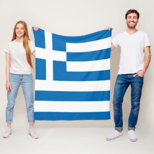 Manta Polar La bandera nacional del medio de Grecia