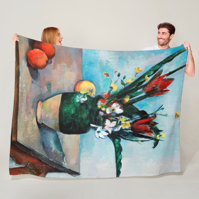 Manta Polar La base de los tulipanes, Paul Cezanne (In situ)