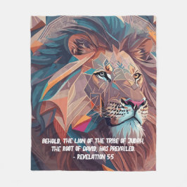 Manta Polar La Biblia Simple Contra El León De Judá