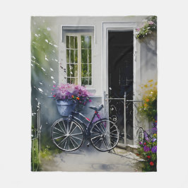 Manta Polar La bicicleta de jardín