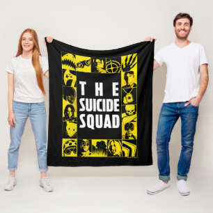Manta Polar La brigada suicida   Bloques de iconos amarillos y