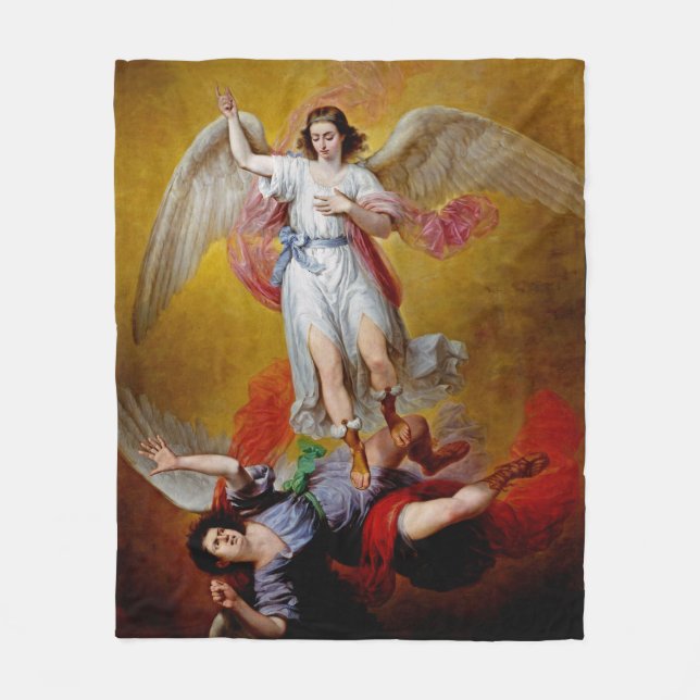 Manta Polar La caída de Lucifer por Antonio Maria Esquivel (Anverso)