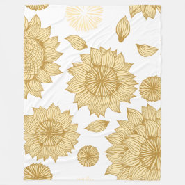 Manta Polar La calma del sol en blanco