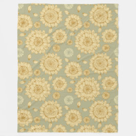 Manta Polar La calma del sol II en el olivo mutado