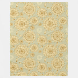 Manta Polar La calma del sol II en la fleche de oliva ligera