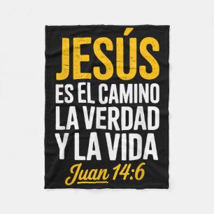 Manta Polar La Camisa De Jesús En Español Cristiano Español