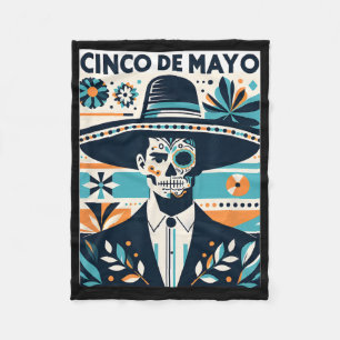 Manta Polar La Catrina Cinco De Mayo