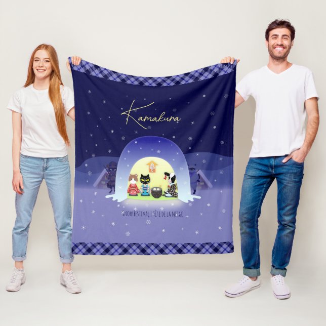 Manta Polar La celebración de nieve de Edo-Neko (In situ)