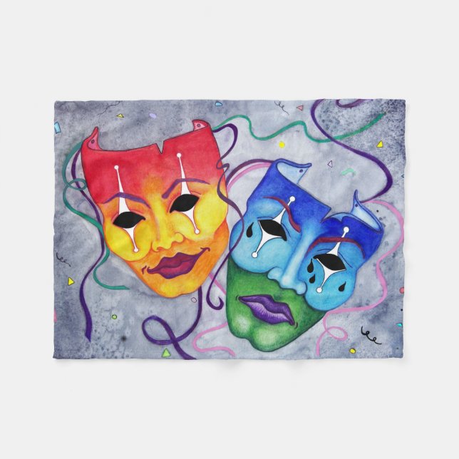 Manta Polar La comedia y la tragedia (Frente (Horizontal))