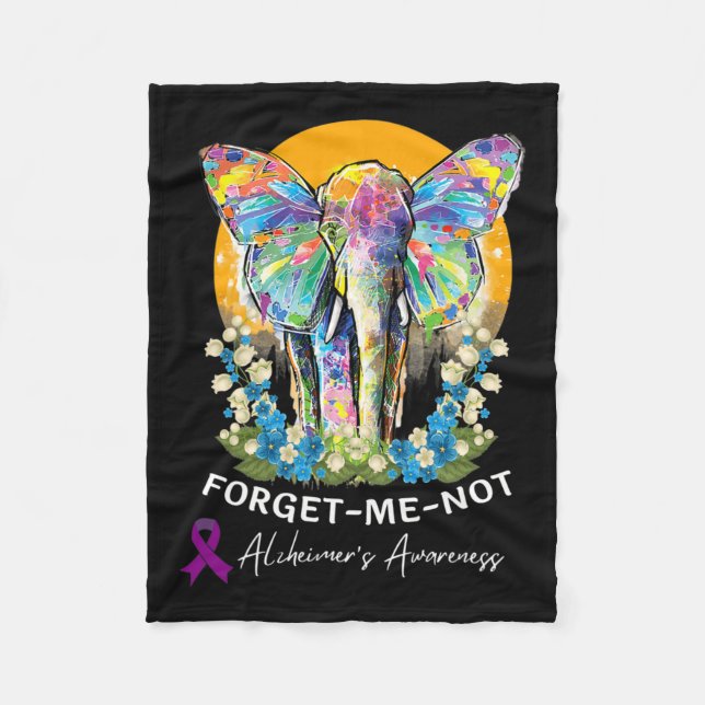 Manta Polar La conciencia del elefante nomeolvides-yo-no Heime (Anverso)