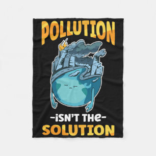Manta Polar La contaminación no es la solución no contaminar n