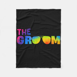 Manta Polar La Corbata del Novio Tie Dye Gafas Divertidas Fies