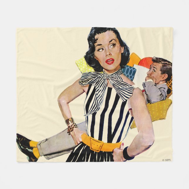 Manta Polar La Dama Fue Insultada (Frente (Horizontal))