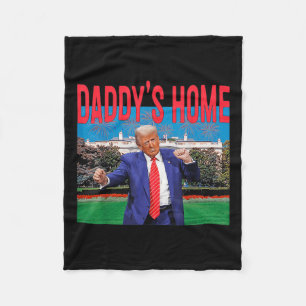 Manta Polar La divertida casa de Daddys Trump Pink 2024 lleva 