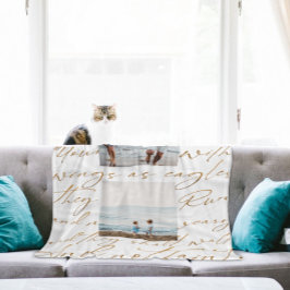 Manta Polar La escritura espera la foto del Señor Dos