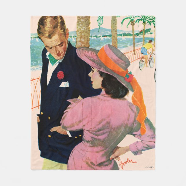 Manta Polar La estrategia del amor (Anverso)