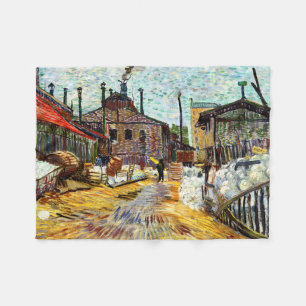 Manta Polar La fábrica (1887) de Vincent Van Gogh