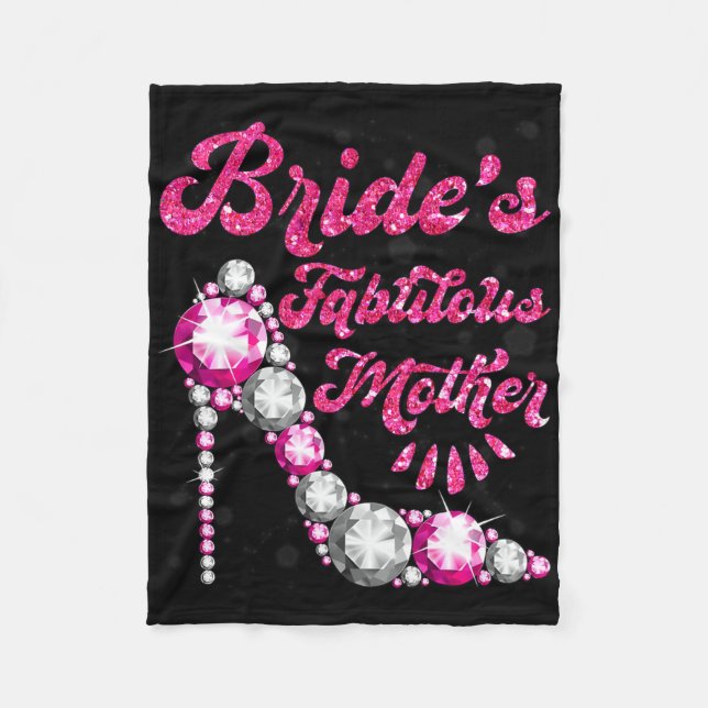 Manta Polar La fabulosa madre de novia feliz Boda, mártir vint (Anverso)