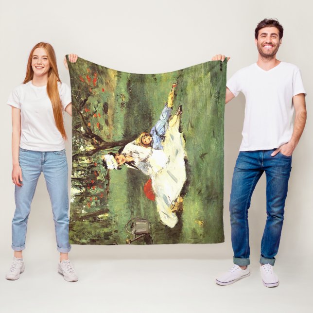 Manta Polar La familia Monet en su jardín Edouard Manet (In situ)