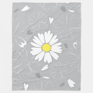 Manta Polar La flor de margarita de Eilin