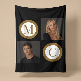 Manta Polar La forma en que somos Foto de pareja personalizada