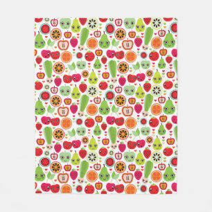 Manta Polar la fruta embroma la manzana del ilustracion