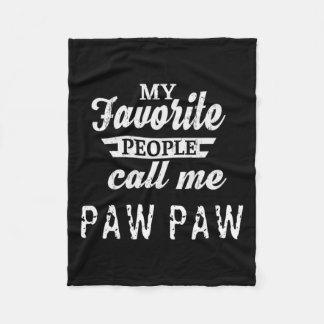 Manta Polar La Gente Favorita Me Llama Abuelo Paw Paw