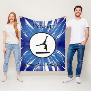 Manta Polar La gimnasia es mi Personalizado de vida Gymnast Ba