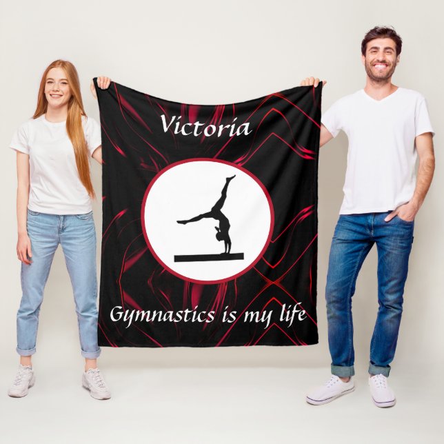 Manta Polar La gimnasia es mi Personalizado de vida Gymnast Ba (In situ)
