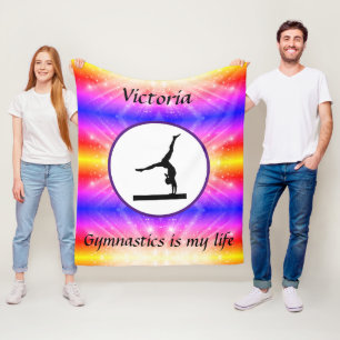 Manta Polar La gimnasia es mi Personalizado de vida Gymnast Ba