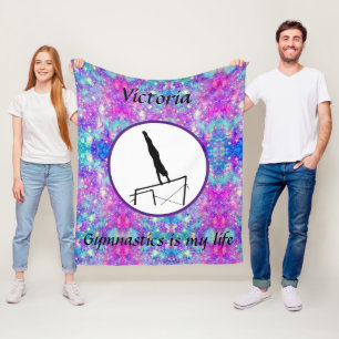 Manta Polar La gimnasia es mi vida - Personalizados Gymnast Un