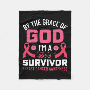 Manta Polar La Gracia De Dios Que Soy Sobreviviente Del Cáncer