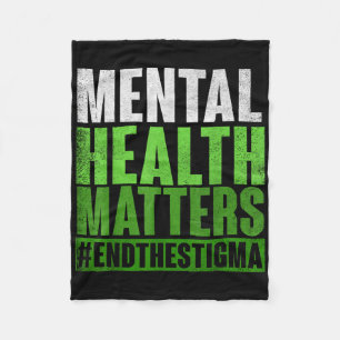 Manta Polar La Graciosa Salud Mental Verde Y La Conciencia Ter